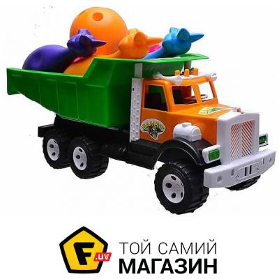 Bamsic Игрушечный самосвал, с кеглями (0097)
Bamsic Игрушечный самосвал, с кеглями (0097)