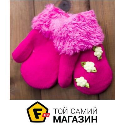 Brand Style Варежки детские вязаные малиновые 5312-6