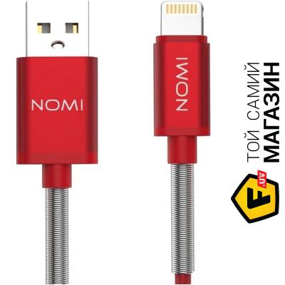 Кабель Nomi DCMQ 10i USB Lightning 1м, red
Кабель Nomi DCMQ 10i USB Lightning 1м, red