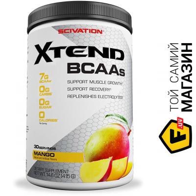 Аминокислота Scivation BCAA Xtend 415г, манго
Аминокислота Scivation BCAA Xtend 415г, манго