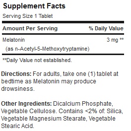 Melatonin 3, 120.