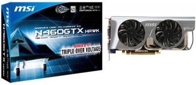 GeForce GTX460 1GB, 256bit, DDR5 (N460GTX HAWK)