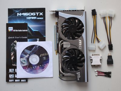 GeForce GTX460 1GB, 256bit, DDR5 (N460GTX HAWK) 
