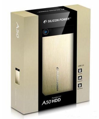 USB 500Gb (SP500GBPHDA50S2G) Armor A50, Gold
