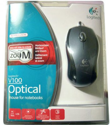 V100 Optical Mouse for Notebooks USB (931641-0914)