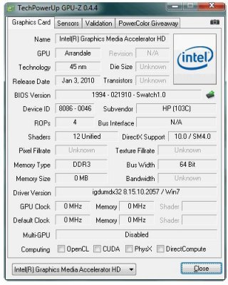  HP EliteBook 2540p (VB841AV) 