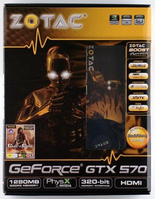 GeForce GTX570 1280Mb, 320bit, DDR5 (ZT-50201-10P)