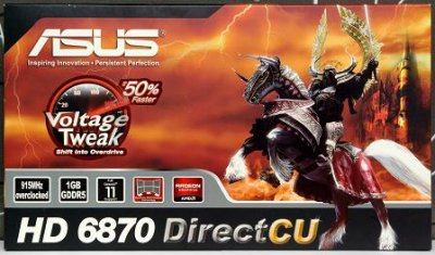Radeon HD6870 1GB, 256bit, DDR5 (EAH6870 DC/2DI2S/1GD5)