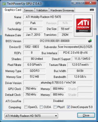   Acer eMachines G640G-P322G50Mns (LX.N9V01.003)