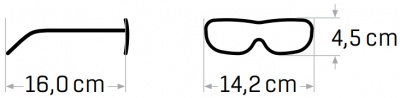 Lenyo P transparent/black (A8575-10)