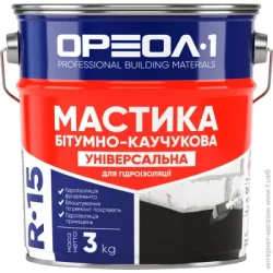 Ореол-1 Мастика битумно-каучуковая R-15 3 кг