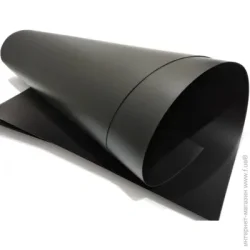 Лист із поліпропілену фактура апельсин чорний 0,5x700x1000 мм