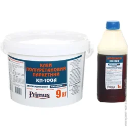 Клей для паркета полиуретановый КП-100А 9 кг + отвердитель 1 кг