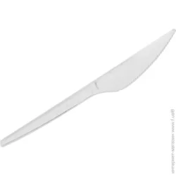 Нож пластиковый прозрачный 10 шт.