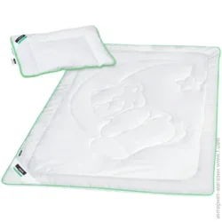 Одеяло + подушка Набор Тенцель легкое 110х140 белый