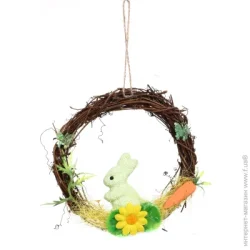 Прикраса великодня Вінок 14х14х2, 5 см 6021-LTZ