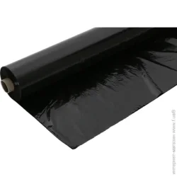Пленка полиэтиленовая П.Е ВТ 1500Х100Х100 черный 100 мкм рукав