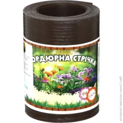 Бордюрная лента  150x0,5x9000 мм Brown