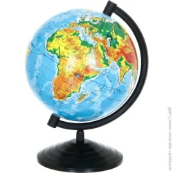Глобус физический физический 160 мм