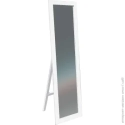 Зеркало Лада Гива МДФ Лира напольное 164x49cм белый супермат