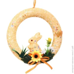 Прикраса великодні Заєць 16см 37108-9