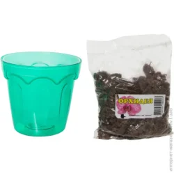 Горщик Комплект для пересадки орхідей Колізей 1,6 л круглий