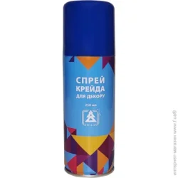 Спрей крейда для декорування, синій, 175 мл, 401451