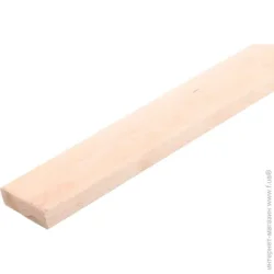 Лежак для сауны Лісбудінвест ольха 1 c 25x80x1800 мм/срощен.