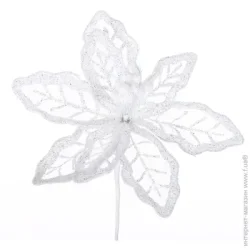 Цветок декоративный органза 22 см в ассортименте (RS1A613-1)