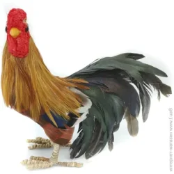 Декорация пасхальная Петушок перьевой 23х8х21 см (WT01887)