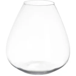 Ваза Дублин стеклянная прозрачная 23 см