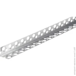 Куточок перфорований алюмінієвий 2,5 м (40 мм х 0,3 мм)