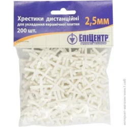 Хрестики дистанційні 2.5 мм