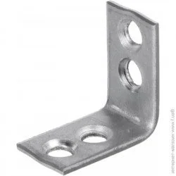 Куточок перфорований рівносторонній 25x15x1,8мм