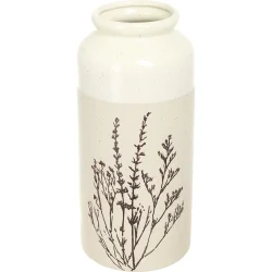 Ваза керамічна Лаванда 26 см бежева