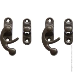 Замок декоративний стара латунь 27х27х35 мм 2 шт.