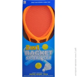 Ракетка для бадмінтону Ракетка для бадмінтону Набір для бадмінтону з воланом та м'ячем 307-1