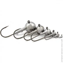 Крючок для рыбалки Джиг-головка не крашеная №3/0 18 г 1 шт. шар Gamakatsu