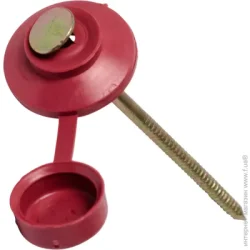 Цвяхи для бітумних хвилястих листів 3,2x70 мм 100 шт червоний 3.2x70 мм 100 шт червоний