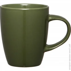 Чашка  Чашка 330 мл темно-зеленая - керамика