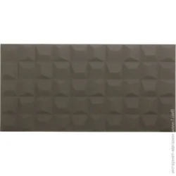 3D-панель с ПВХ Квадраты 60x120x2,5 см коричневый