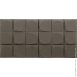 3D-панель с ПВХ Квадраты 60x120x2,5 см коричневый E003-4