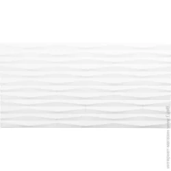 3D-панель с ПВХ 60x120x2,5 см белый E004-1