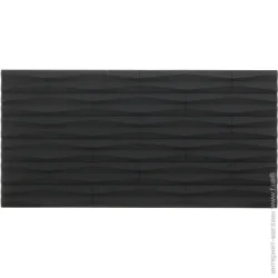 3D-панель с ПВХ 60x120x2,5 см черный E004-6