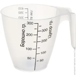 Склянка мірна пластикова 400 мл