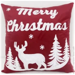 Подушка  декоративная Подушка декоративная лось в лесу 40х40 см NC23-546