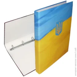 Папка-регистратор A4  Папка 4 кольца 40мм А4, ЛЮКС, ассорти в ассортименте