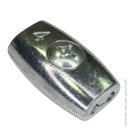 Затиск для троса бочкоподібний 4 мм