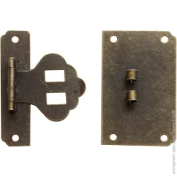 Замок декоративний стара латунь 54х25 мм 1 шт.