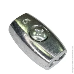 Затиск для троса бочкоподібний 5 мм